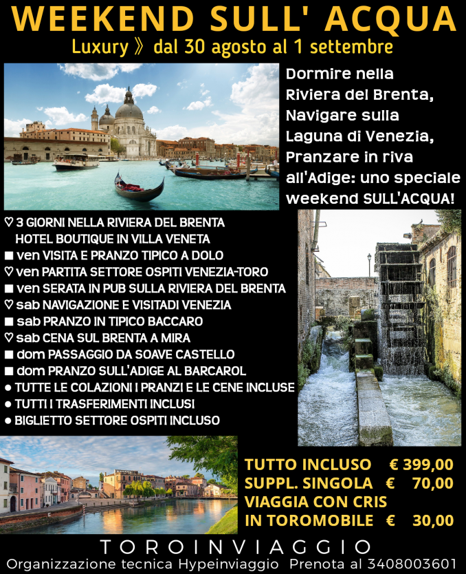 TUTTI A VENEZIA! - TOROinviaggio