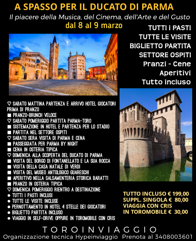 TUTTI A PARMA! - TOROinviaggio